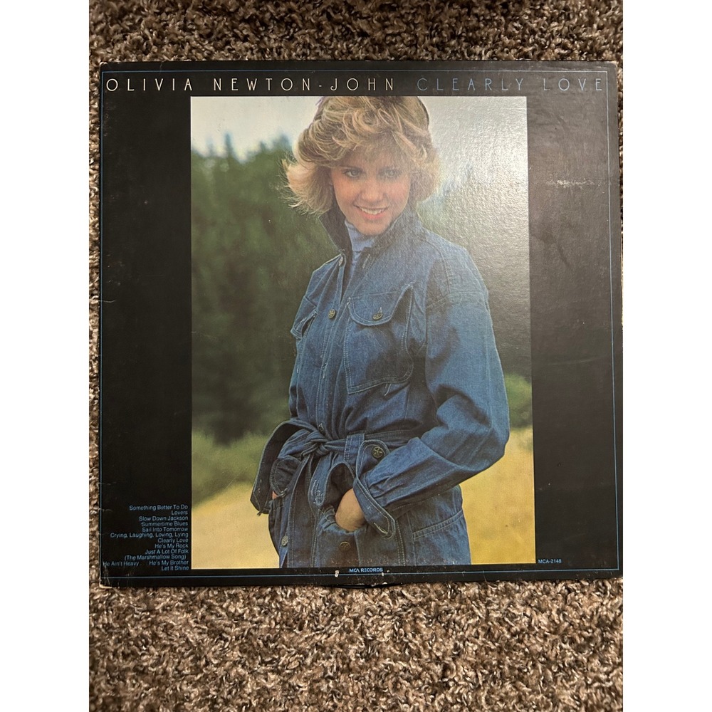 Olivia Newton-John Clearly Love VinylLP Record 1975MCA-2148 Gatefold Pop Country